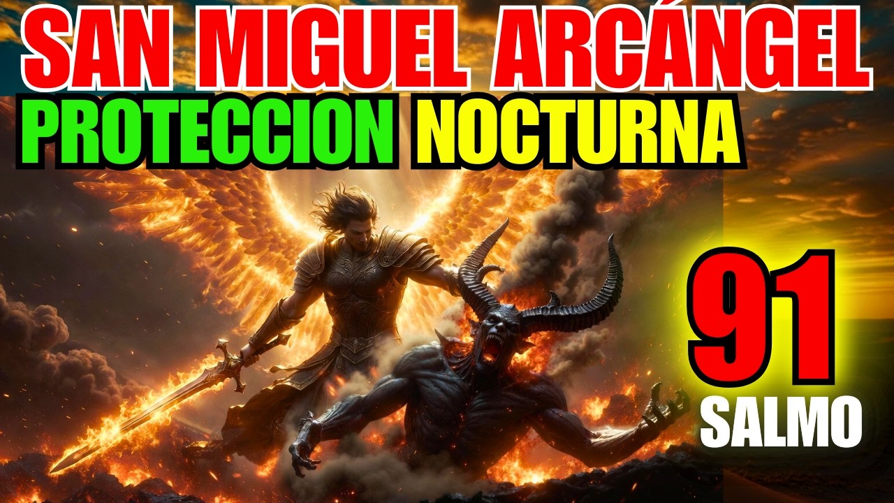 SAN MIGUEL ARCÁNGEL TE LIBERA DE MIEDOS NOCTURNOS Y PENSAMIENTOS OSCUROS SALMO 91