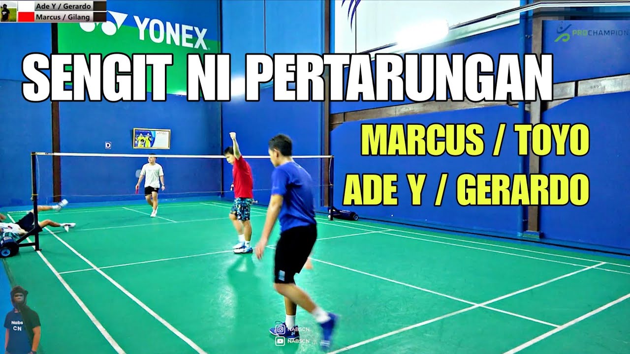 MARCUS GIDEON / TOYO Bertarung Sengit Lawan Ade Yusuf / Gerardo 🤣 🤣