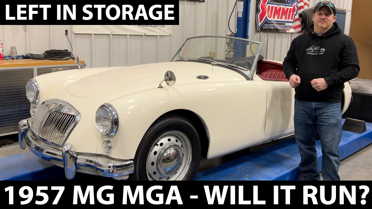MG MGA Roadster 1957 года. Заведется ли?