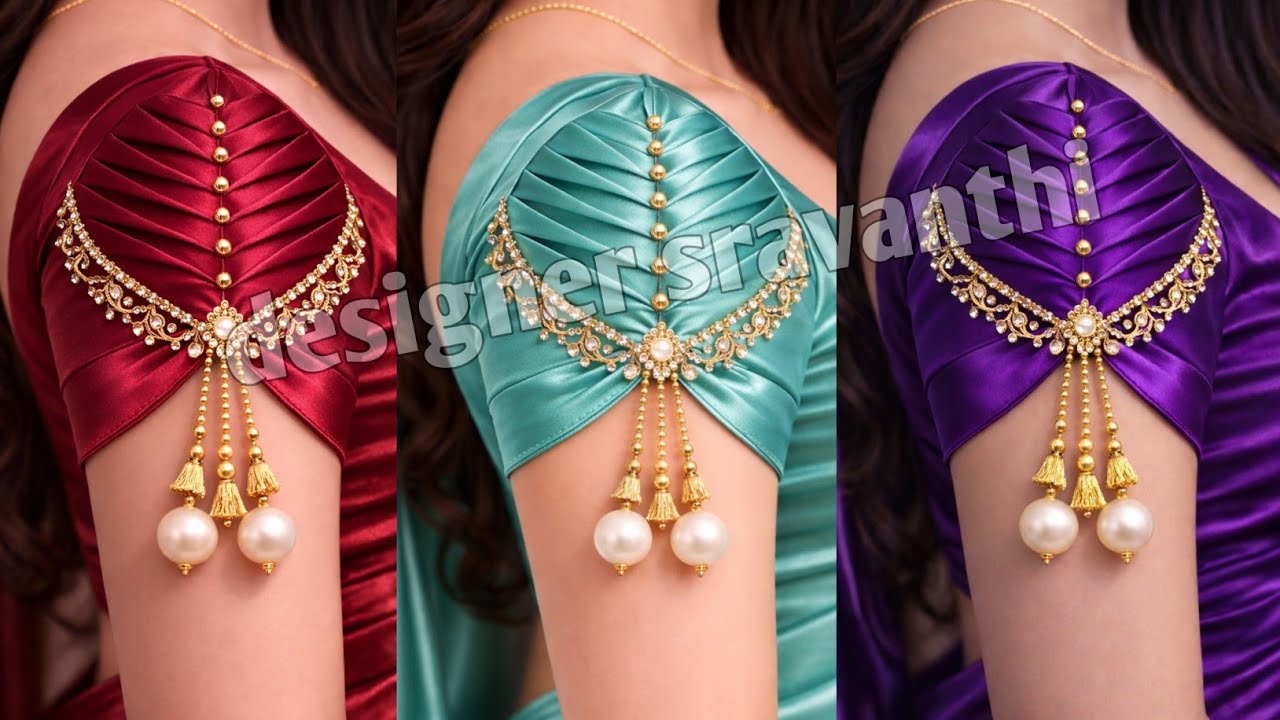 Most Beautiful Blouse Sleeve Design Cutting | Popular Model Blouse design 
