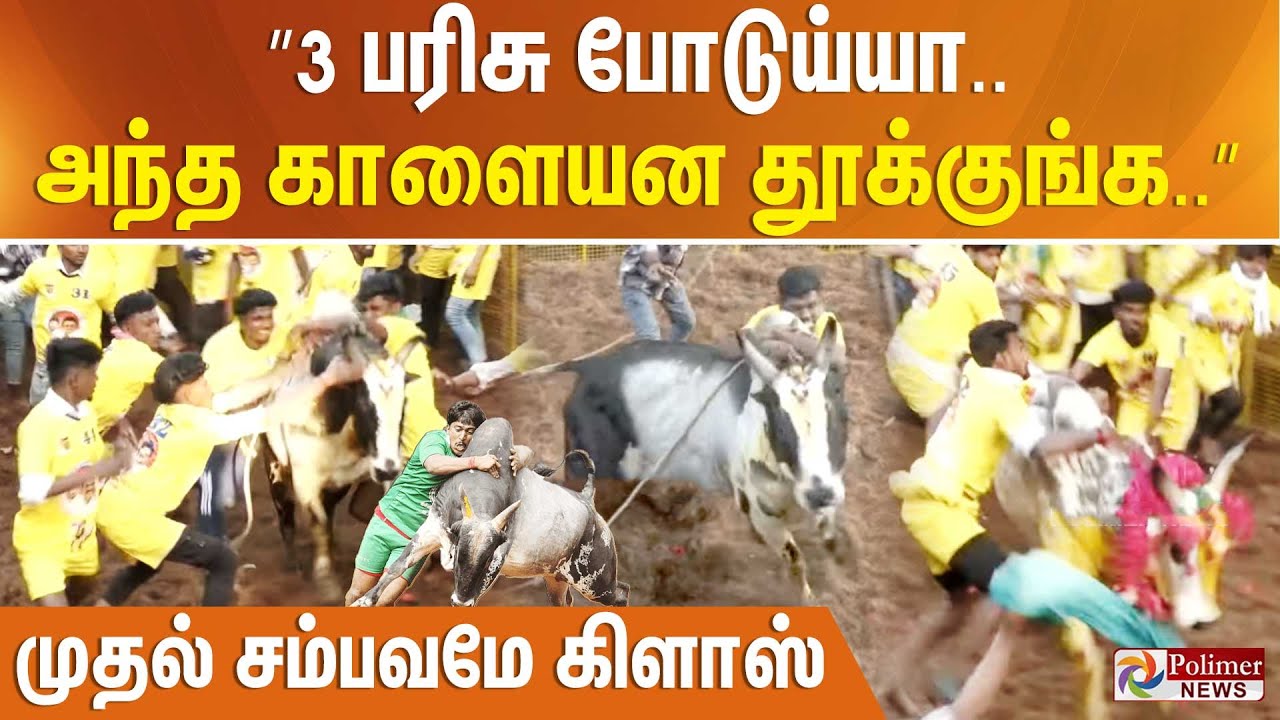 Avanaiyapuram Jallikattu 2026 | அவனியாபுரம் ஜல்லிக்கட்டில் அவிழ்க்கப்பட்ட முதல் காளை... | BullTaming