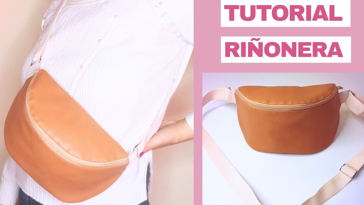 Cómo hacer una RIÑONERA fácil / coser riñonera / tutorial de cangurera