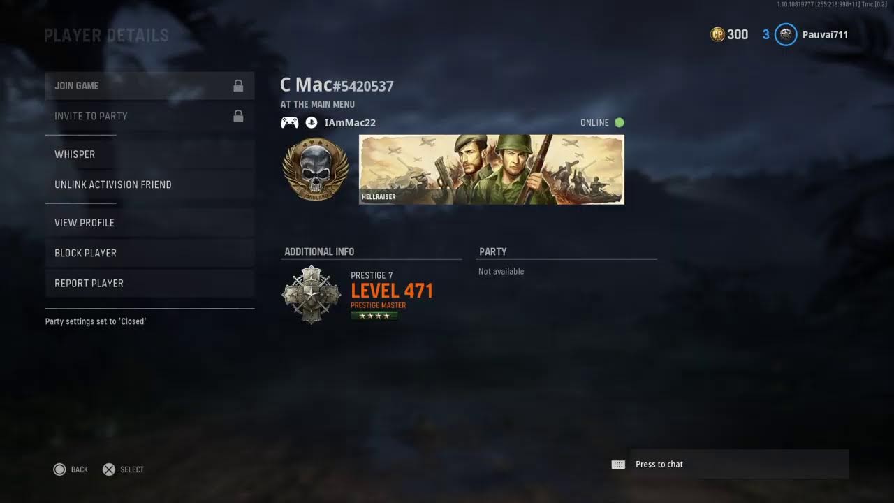 Vanguard Zombies High Round!!!!!!!!!!!!!!!Follow my twitch   twitch.com/pauvaidagod
