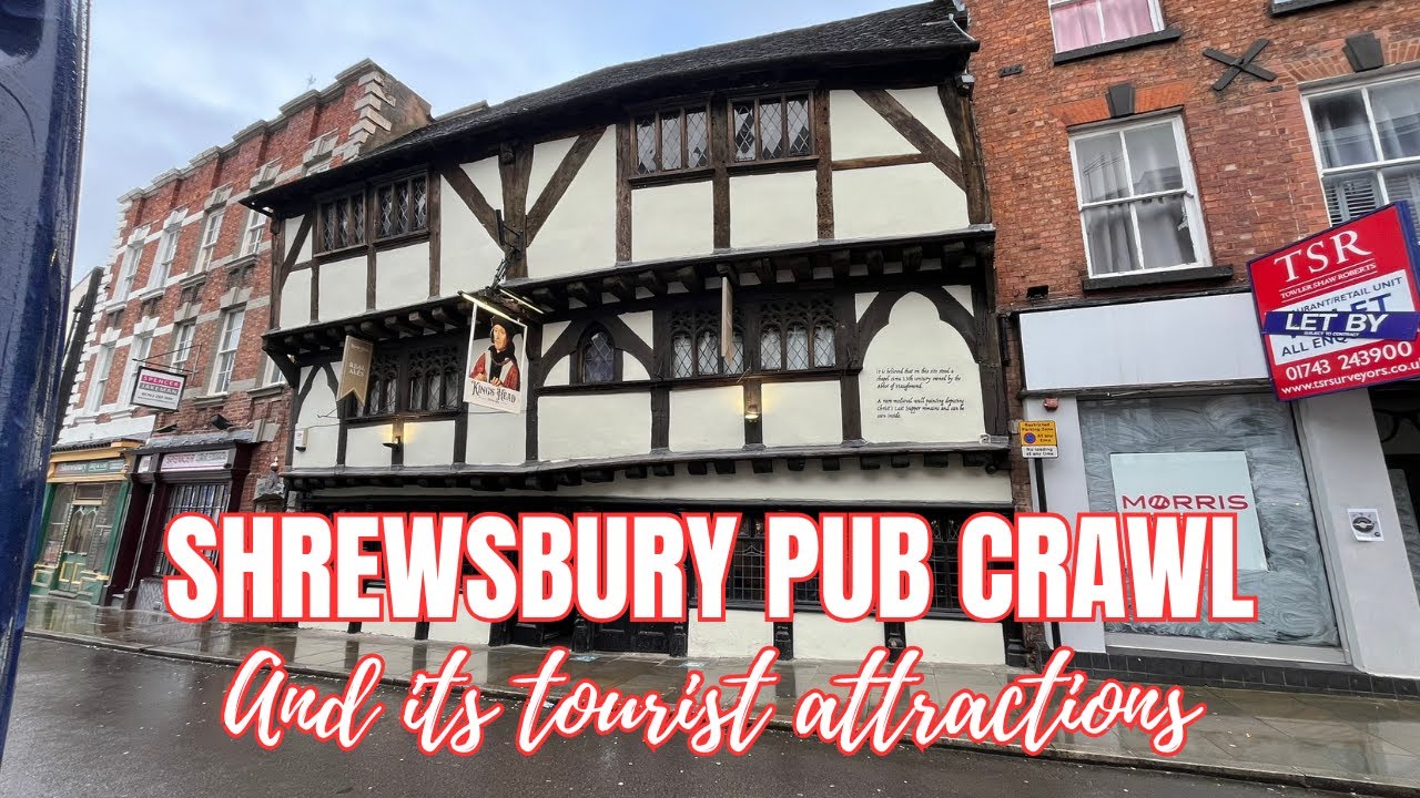 Ep 17. Shrewsbury Pub Crawl: 22 Pubs, Ghosts, Rock Bars & The Best Locals! Amazing Medieval Town