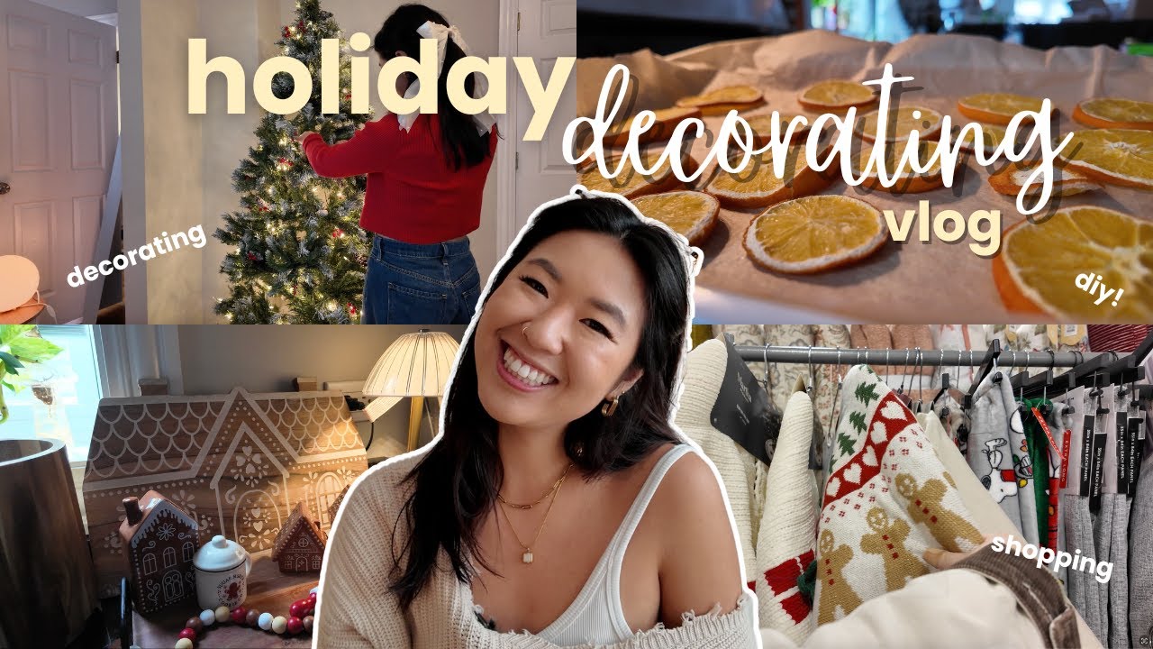 decorating my new apartment for the holidays | cozy & festive🎄✨
