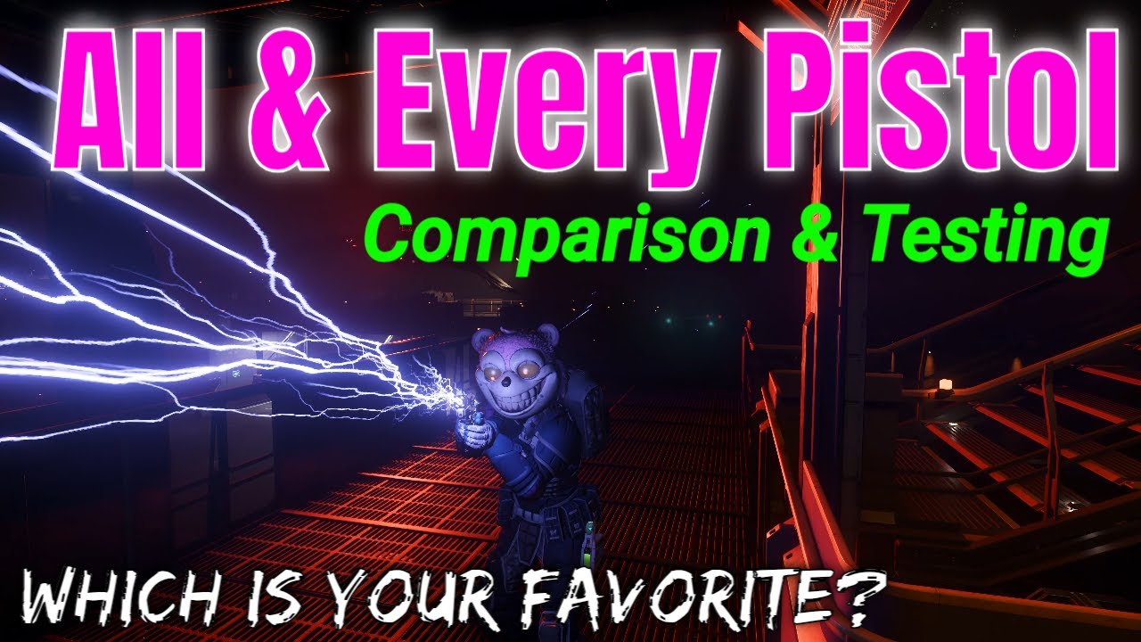 All Pistols Comparison & Testing - Which If Your Favorite? | Star Citizen Mercenary Guide 4k