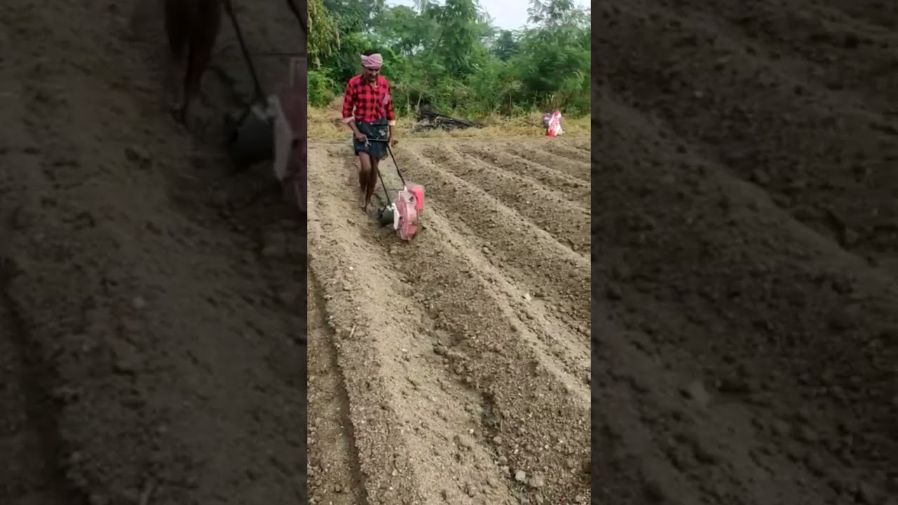 Hand Push Seeder Machine || Customer Review 📲 9886747007