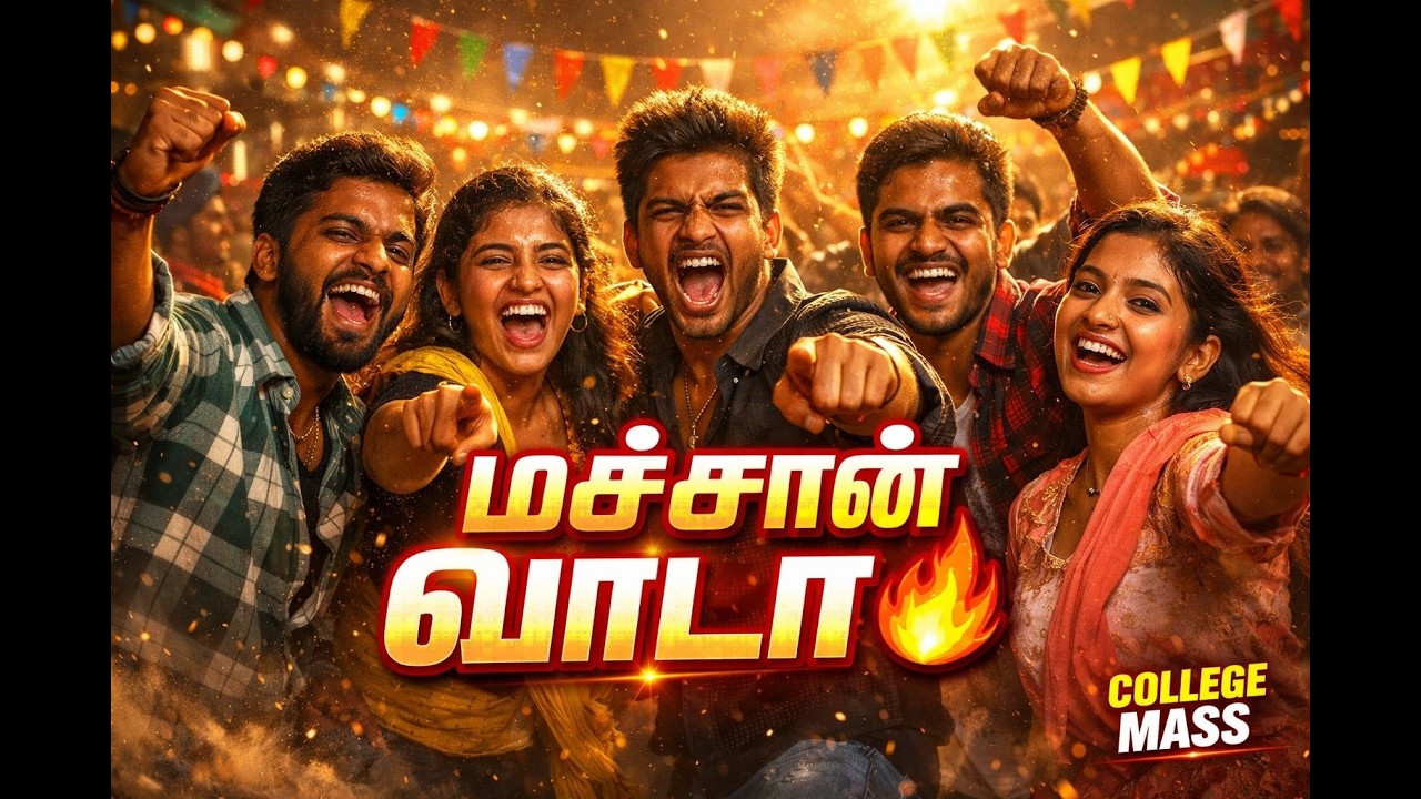 மச்சான் வாடா… Machan Vaada 🔥 Namma Kootam Vanthale Joru Da | Tamil College Friendship Kuthu Song