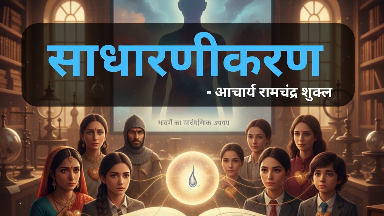 साधारणीकरण और व्यक्ति-वैचित्र्यवाद | आचार्य रामचंद्र शुक्ल निबंध | चिंतामणि 