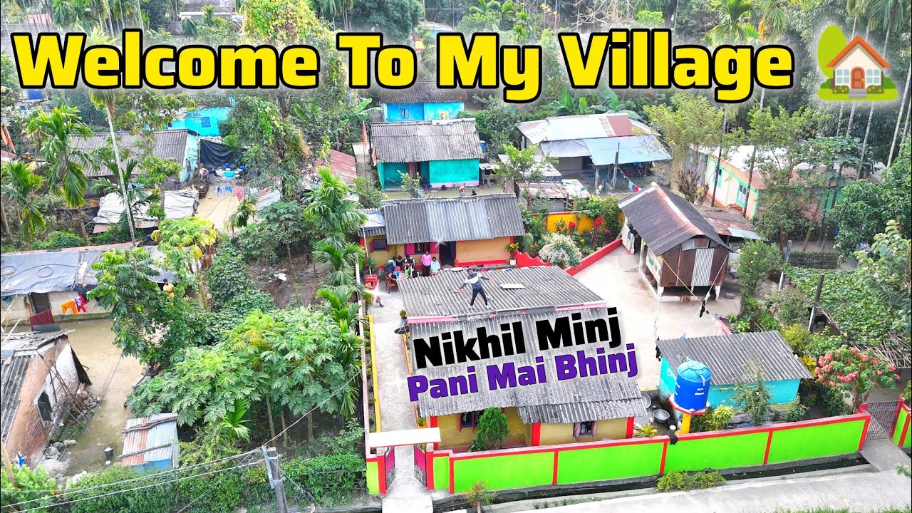 Nikhil Minj Ka Ghar 🏡 // Drone View 😍 Forest Line Gaon Village //