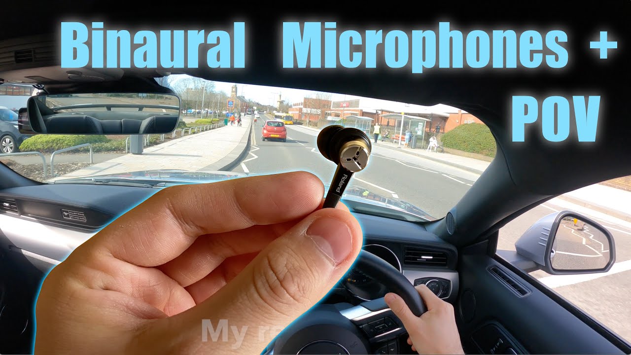 Roland CS-10EM Binaural Microphones Review for in-car POV Driving
