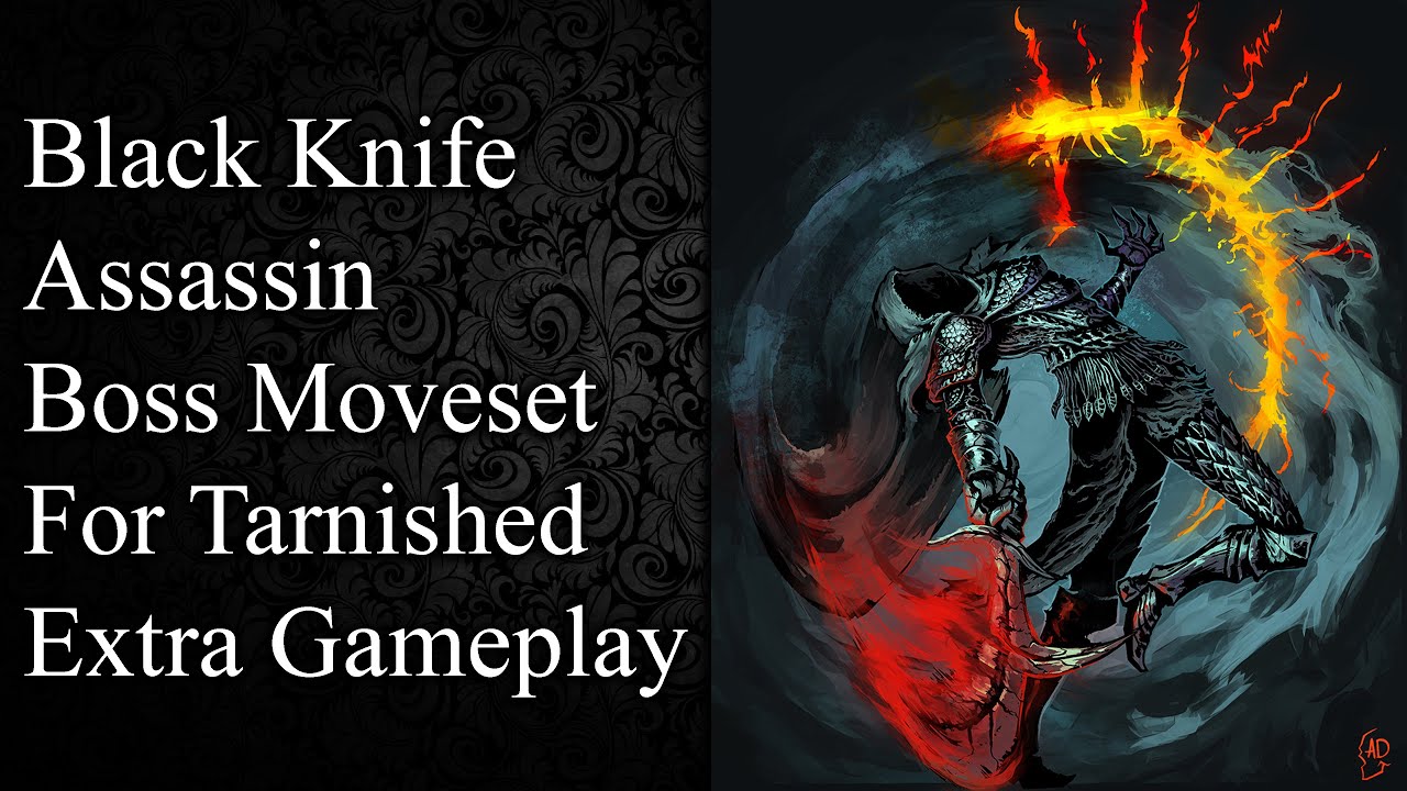 Black Knife Assassin Moveset VS NG+8 - Elden Ring 1.05