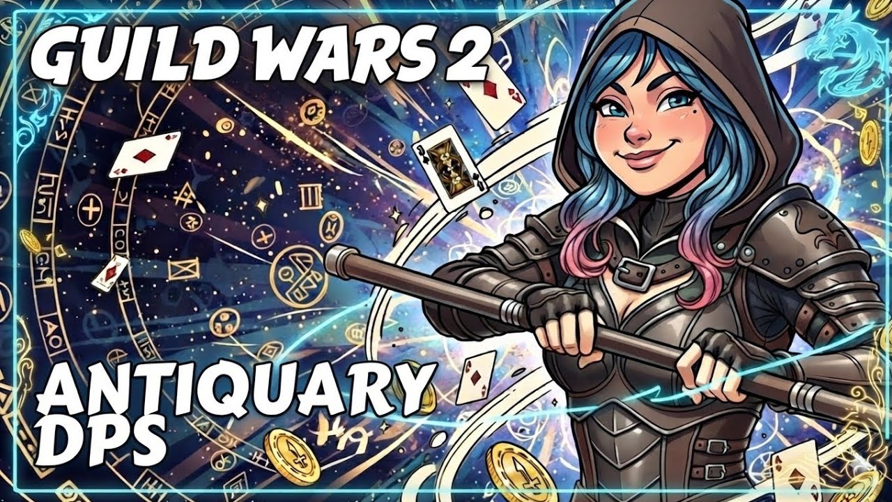 Guild Wars 2: Gu&iacute;a Ladr&oacute;n Anticuario DPS | Build de Da&ntilde;o Masivo 2026