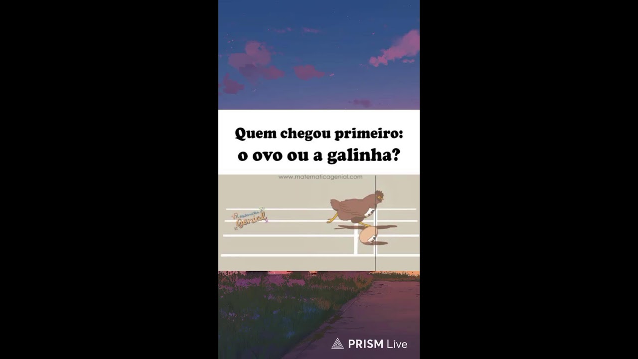 Quem chegou primeiro 🥚 X 🐔 live...