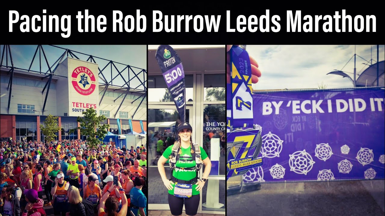 The Inaugural Rob Burrow Leeds Marathon. Running, Pacing, and Filming, a Hot, Hilly 26.2 Miles!