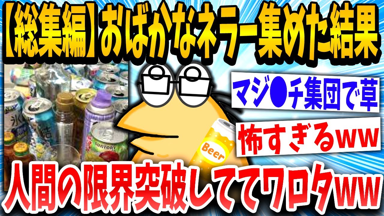 【2ch面白いスレ】【総集編】イッチ「これ全部いくでww」→おばかな事をするネラーをまとめた結果www【ゆっくり解説】