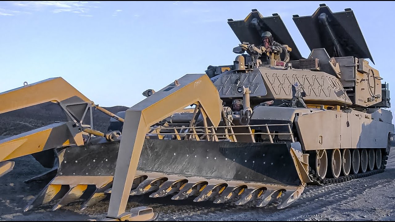 U.S. Army &bull; Clearing Scary Minefields With Advanced M1150 Assault Breacher Vehicle &bull; Live Action