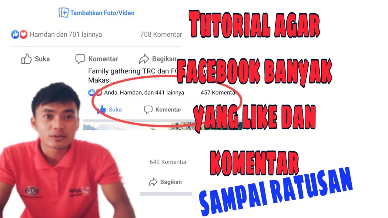 Cara agar facebook banyak yang like dan komentar (di jamin 100%)