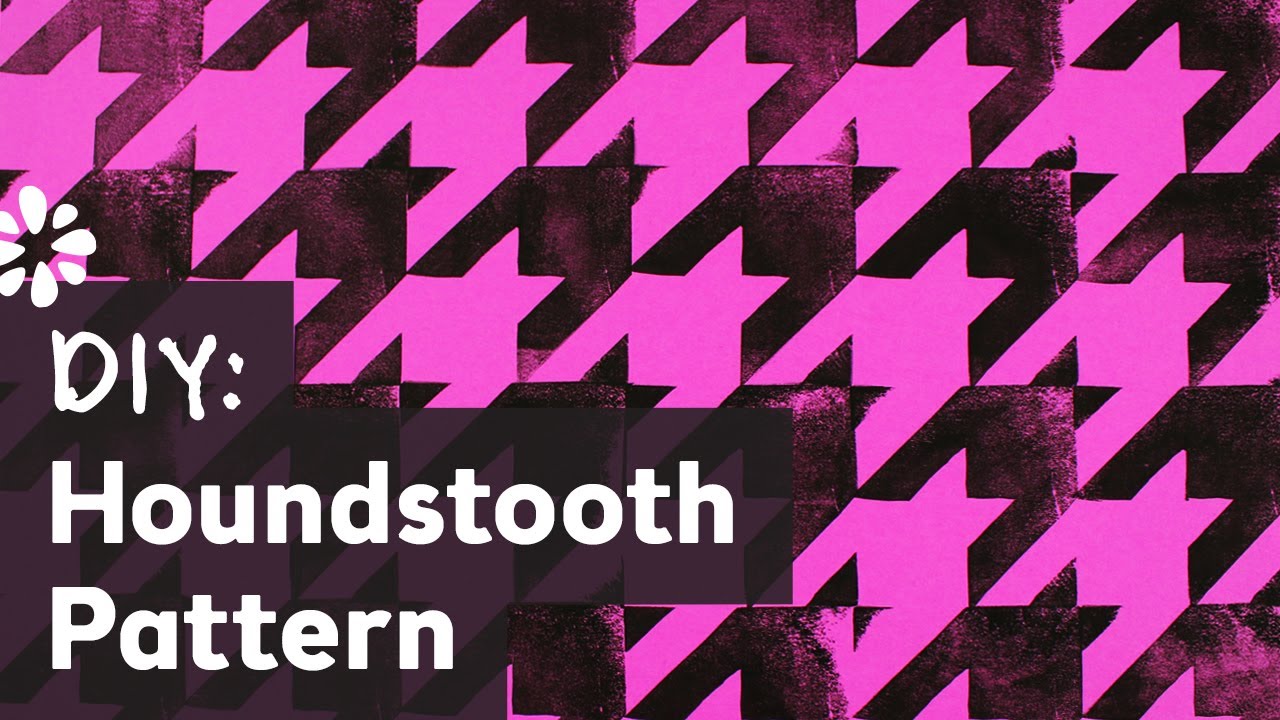 How to Make Houndstooth Pattern