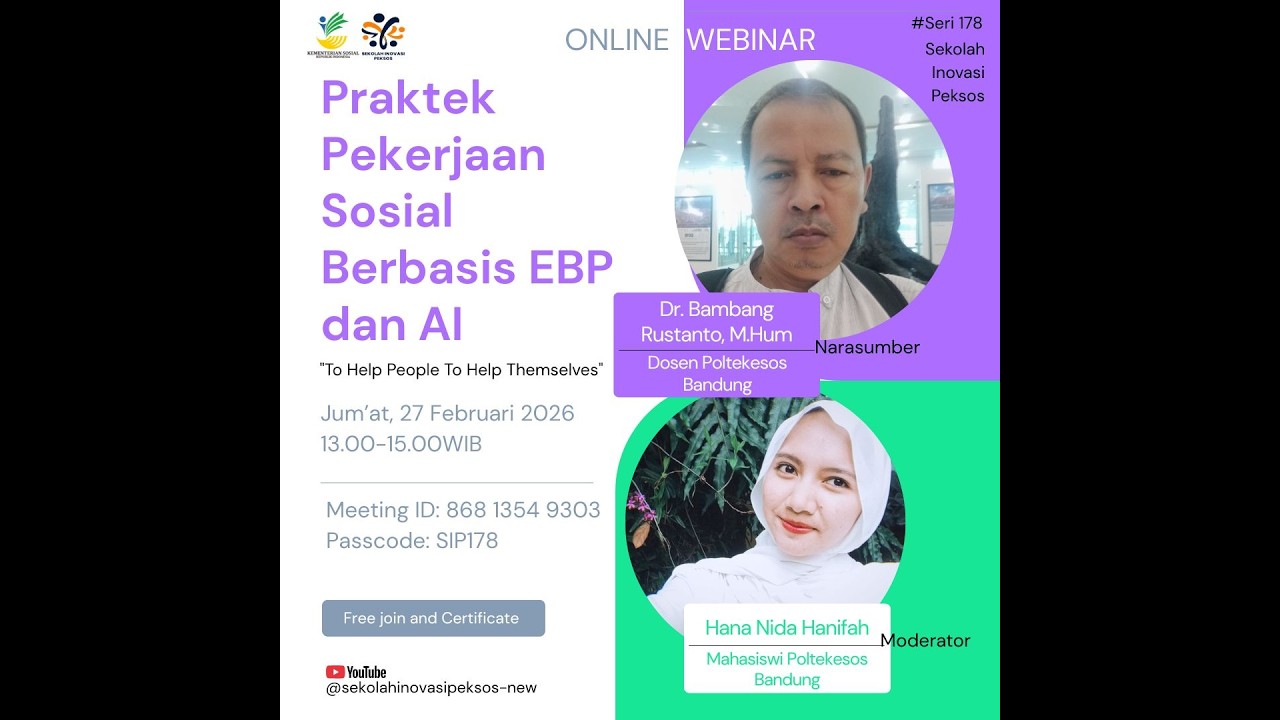 Praktek Pekerjaan Sosial Berbasis EBP dan AI