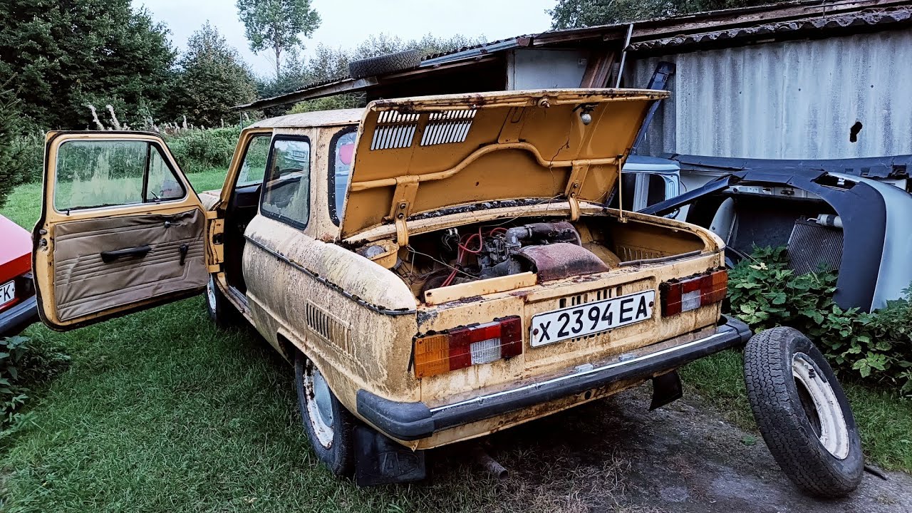 Barnfind ZAZ 968M starting it after 30 years of standing, will it start ? Test drive ?