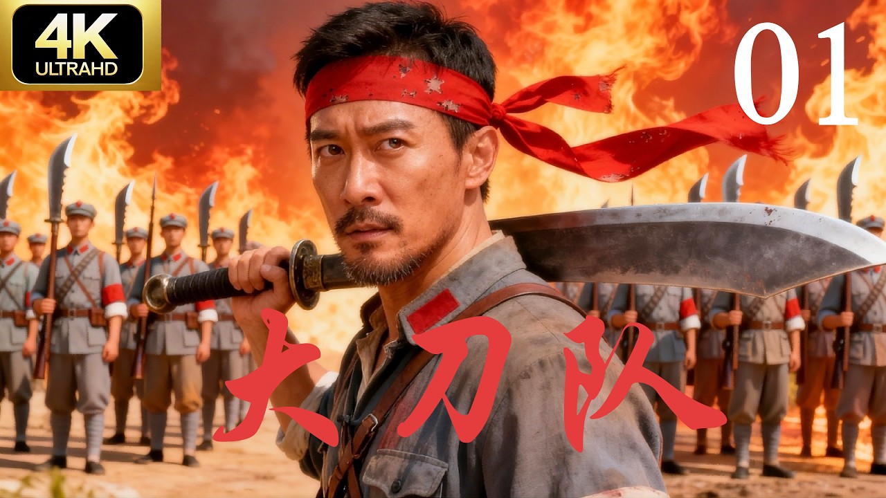 《大刀队》第01集｜大刀敢死队，杀破敌人胆｜4K经典抗日剧完整版⚔️