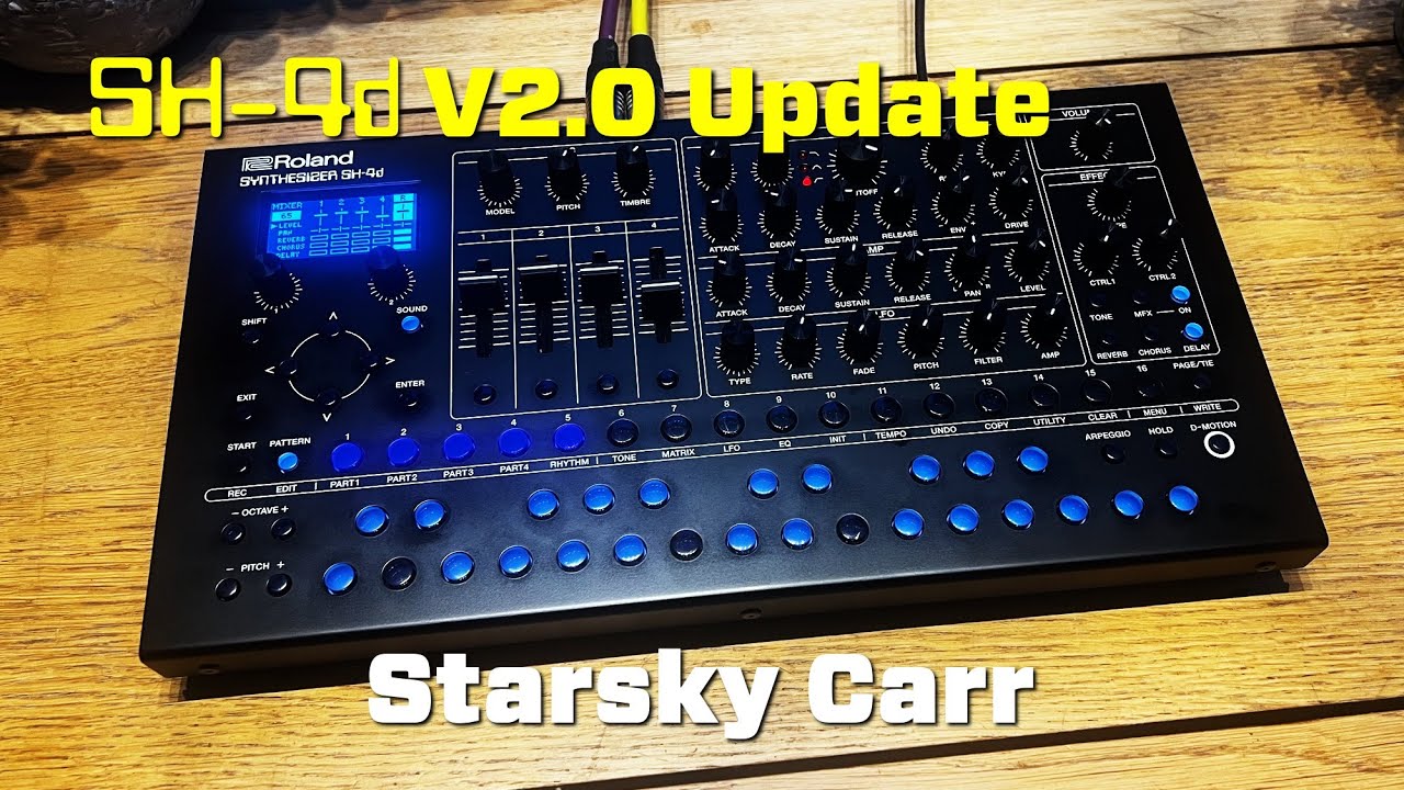 Roland SH-4d V2 Firmware is here!!