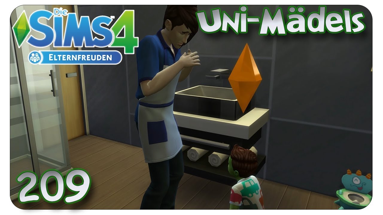 Anh&auml;nglicher Papa #209 Die Sims 4: Uni M&auml;dels Elternfreuden - Let's Play