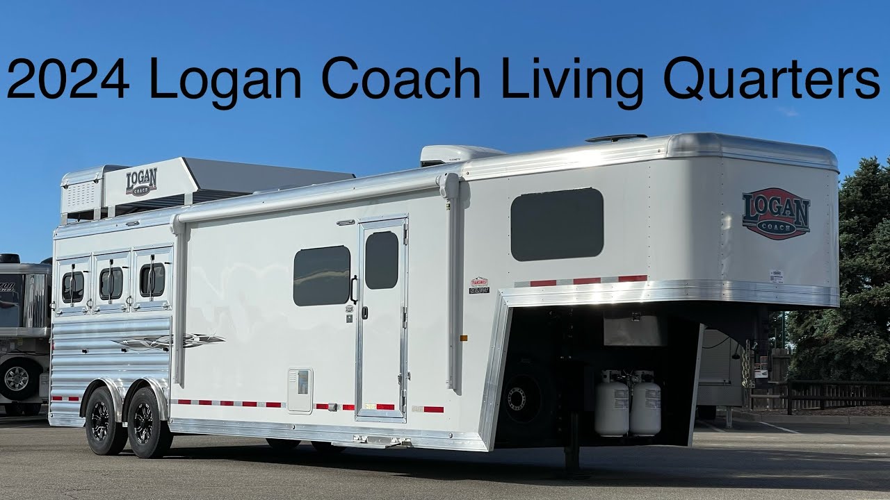 2024 Logan Coach Select 812 3 Horse Living Quarters
