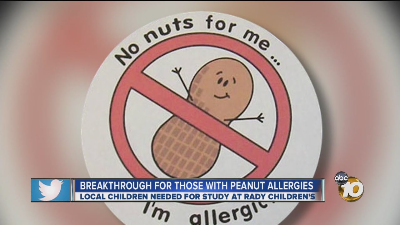 Rady Children's Hospital to study peanut allergies