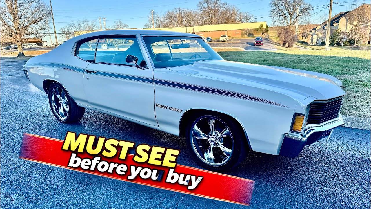 1972 Chevelle TEST DRIVE $31,900 Maple Motors Classics