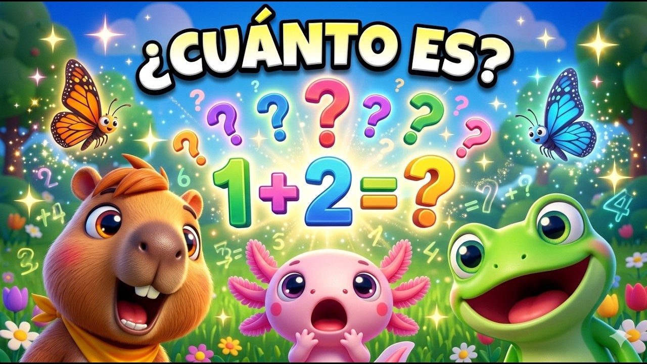 Aprende a SUMAR con Capi, Max y Tori 🧠🔢 | Sumas Fáciles para Niños