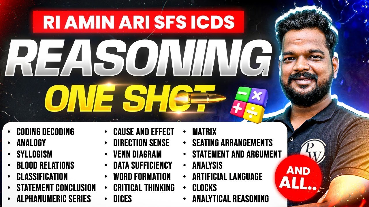 RI AMIN Reasoning Marathon | Reasoning One Shot | OSSSC RI AMIN Exam 2024 | Reasoning Marathon 2025