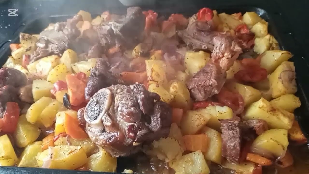 🥩Mish viçi me perime ne furre🥕Tava qe duhet ta provoni patjeter