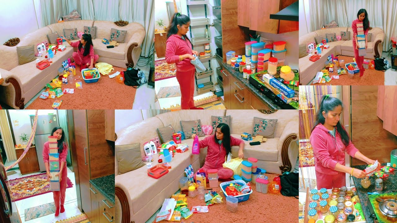 🤷नए घर में आकर पहली बार ये काम किया🏡अपने डिब्बे जैसे छोटे से किचन का कोना कोना चमका दिया🌺