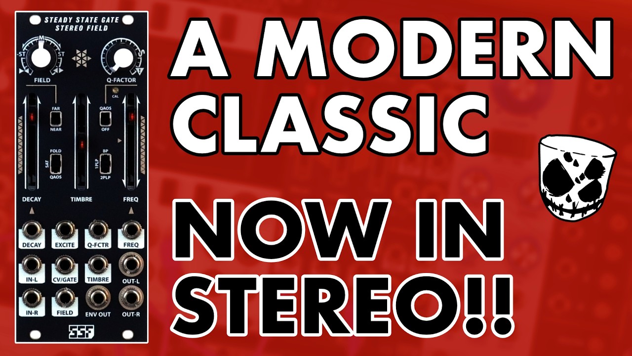 A Modern Classic Eurorack LPG New & Improved in STEREO!! // Stereo State Gate Stereo Field from SSF