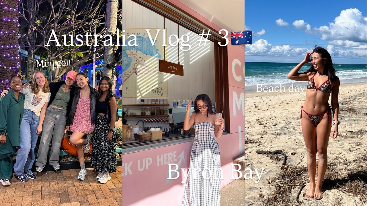 Australia vlog #3! #ワーホリ #vlog #australia #byronbay