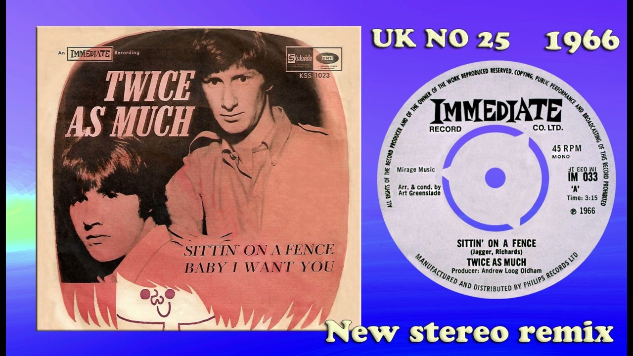Twice As Much - Sittin' On A Fence - 2024 stereo remix