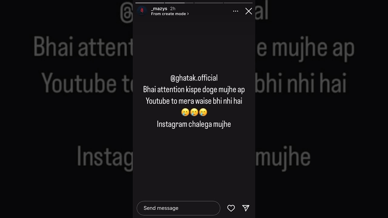 Mazy Reply On Ghatak Angry Call Attention 😳🐍 #shorts #godlike #ghatak