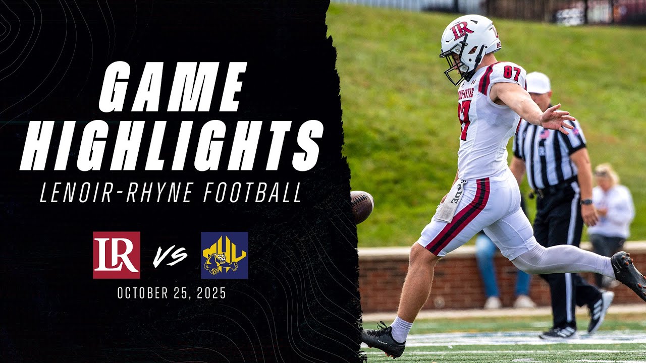 Game Highlights: Lenoir-Rhyne Football at Mars Hill