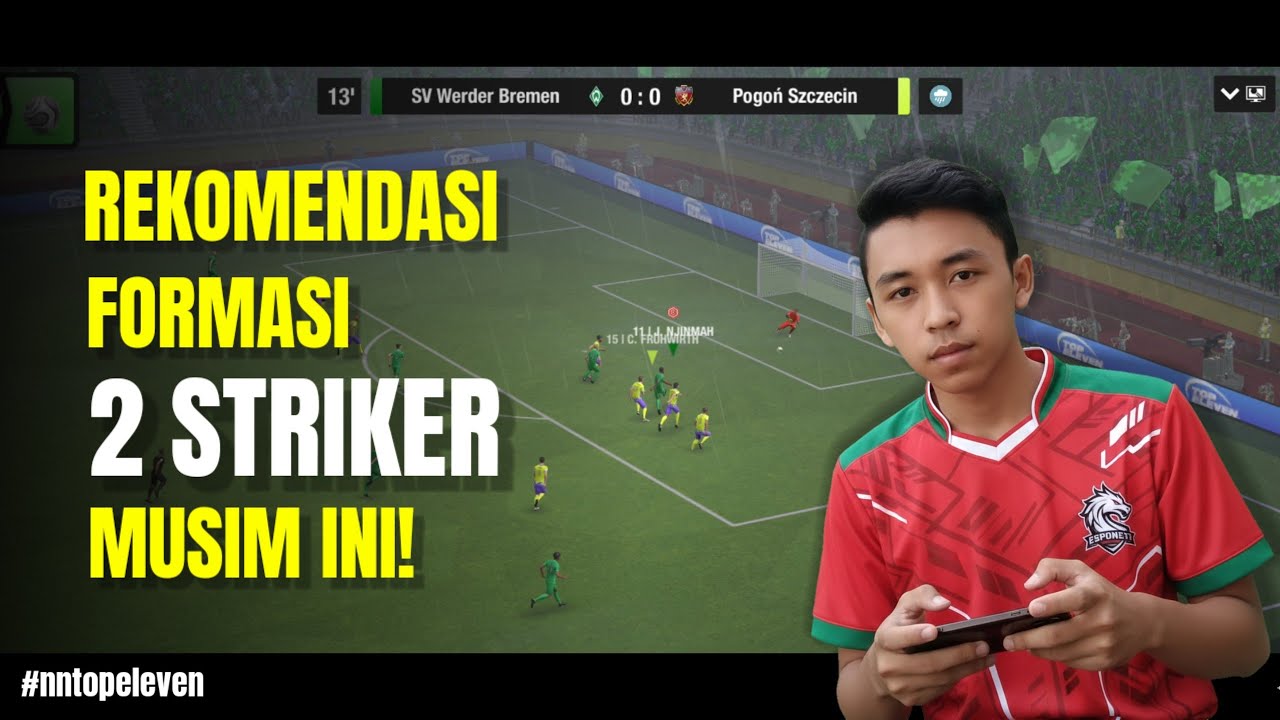 Cocok Kalahkan Tim Kuat 🔥 Rekomendasi Formasi 2 Striker Musim ini | Top Eleven 