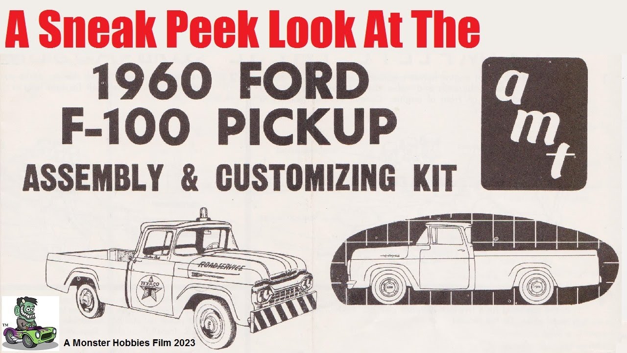 Model Car Garage - A Sneak Peek At The Upcoming AMT 1960 Ford F-100 Pickup Truck Model Kit