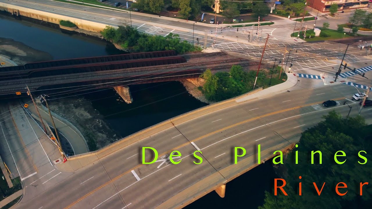 Down town Des Plaines IL Drone Video #drone #des Plaines