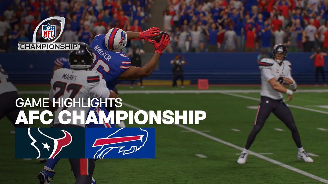 Houston Texans VS Buffalo Bills - AFC Championship - Game Highlights