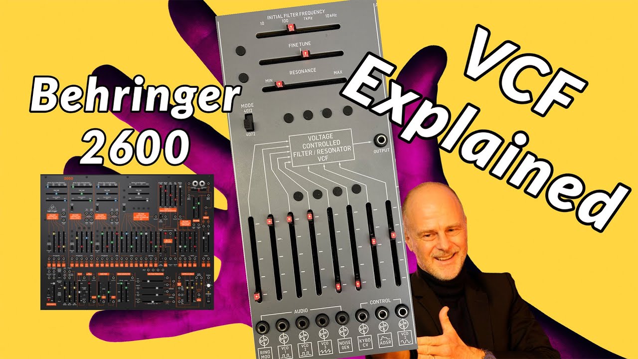 VCF (Voltage Controlled Filter) EXPLAINED - Behringer 2600 (also works on ARP 2600 and 2600 Clones)