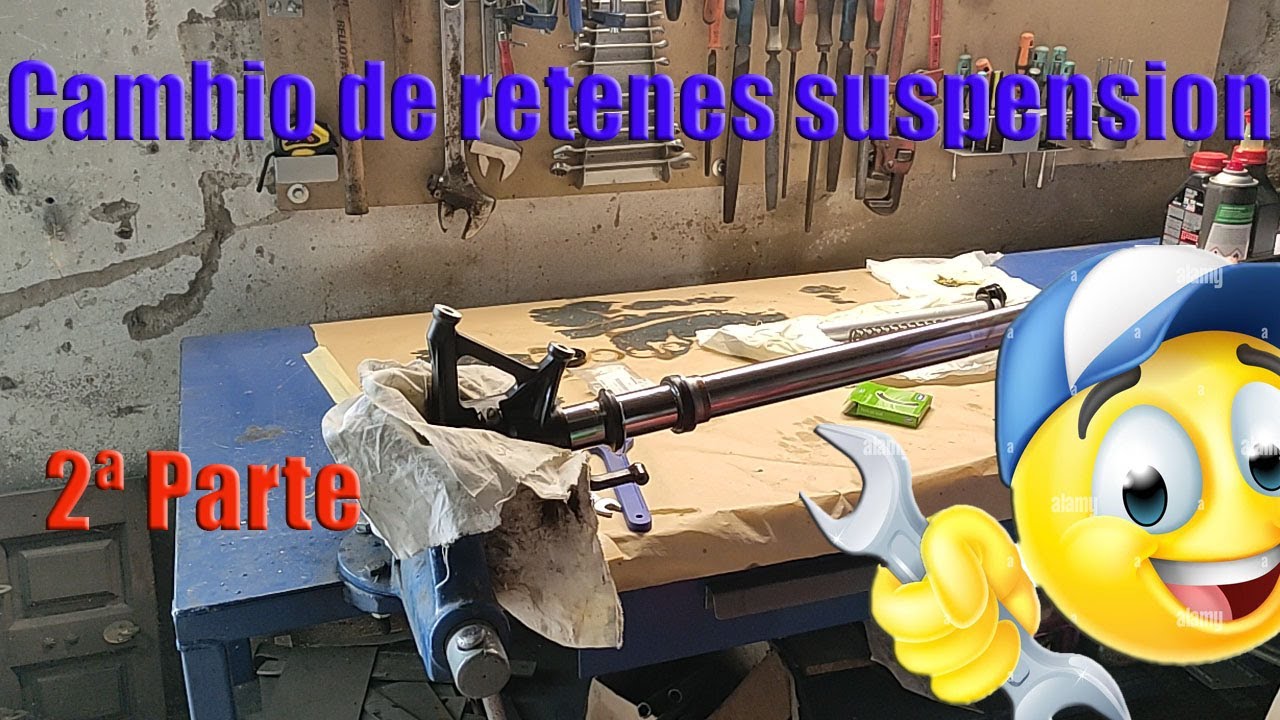 2º Parte, Cambio retenes y aceite suspensión Ninja 600