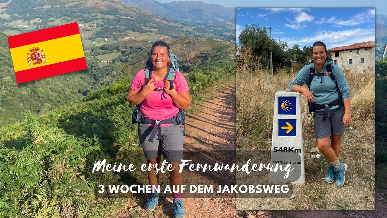 Alleine auf dem JAKOBSWEG | Schaffe ich es bis nach Santiago? VLOG zu meiner ersten Fernwanderung