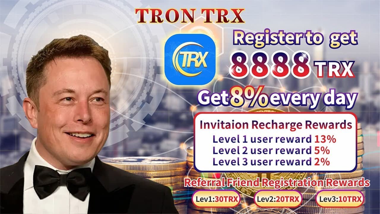 8888TRX Registration Reward | Make Money Online | Best TRON Mining Site in 2022 |
