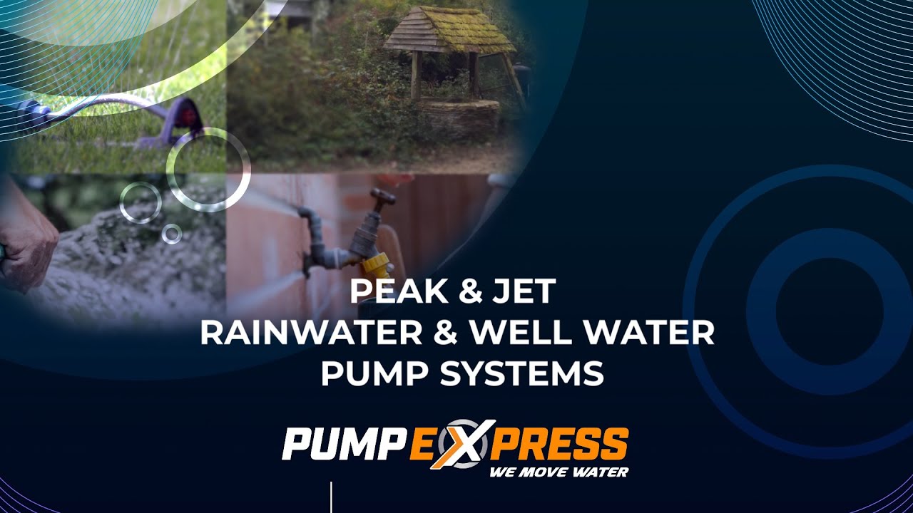 Jet & Peak - Rain & Well Water Pump Systems