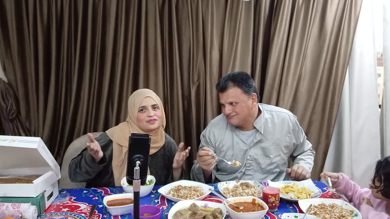 فطار تاني يوم رمضان كل سنه وانتو طيبين 